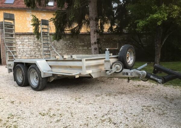 Remorque porte engins Hubiere / 3.5 T - Image 2