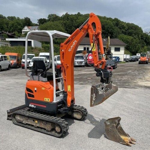 Mini pelle Kubota U 15-3 / 1,7 T