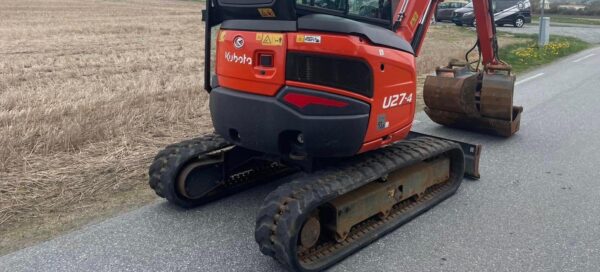 Mini pelle Kubota U27-4 / 2,7 Tonnes - Image 3
