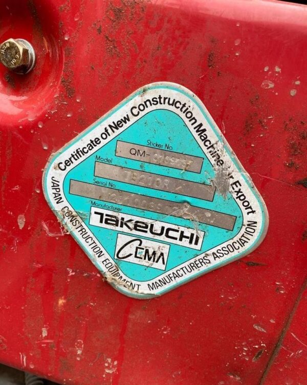 Mini Pelle Takeuchi TB210R / 1,1 T - Image 7